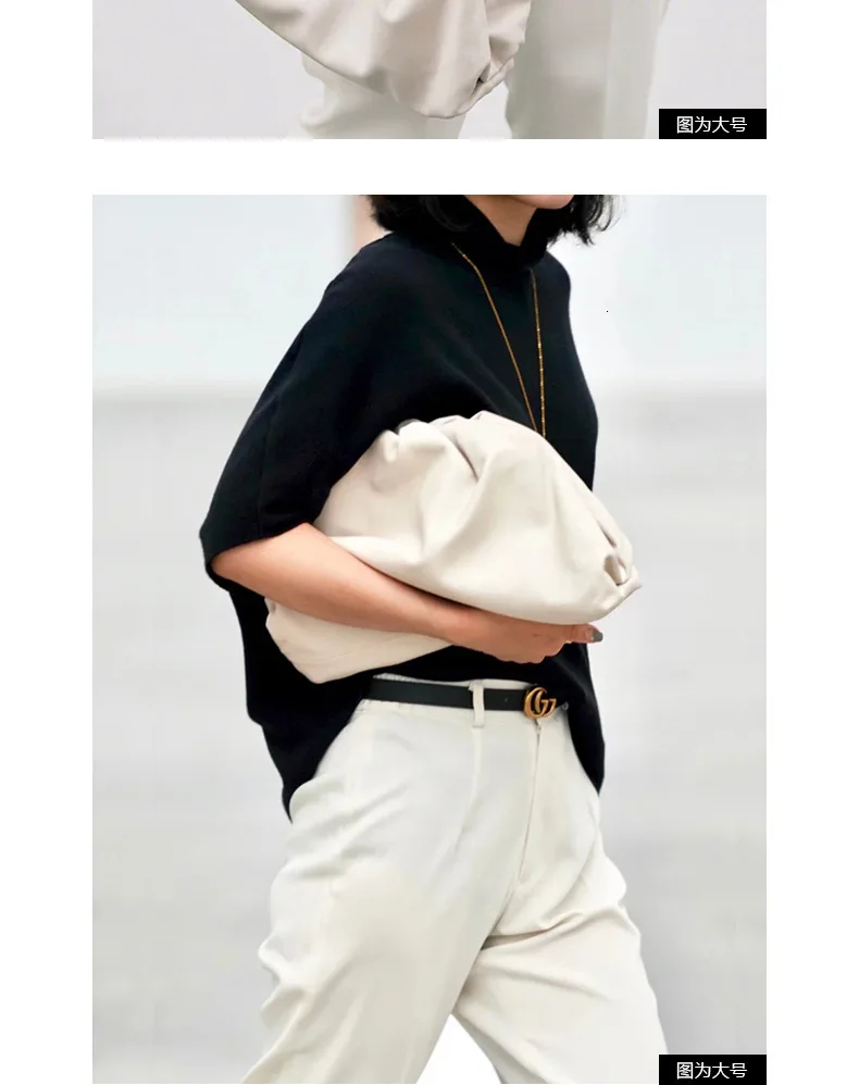 The Pouch Bag Day Clutch Soft Leather Hand Bag Dumpling Luxury Handbags Women Bags Designer Crossbody Bags For Female Michael
