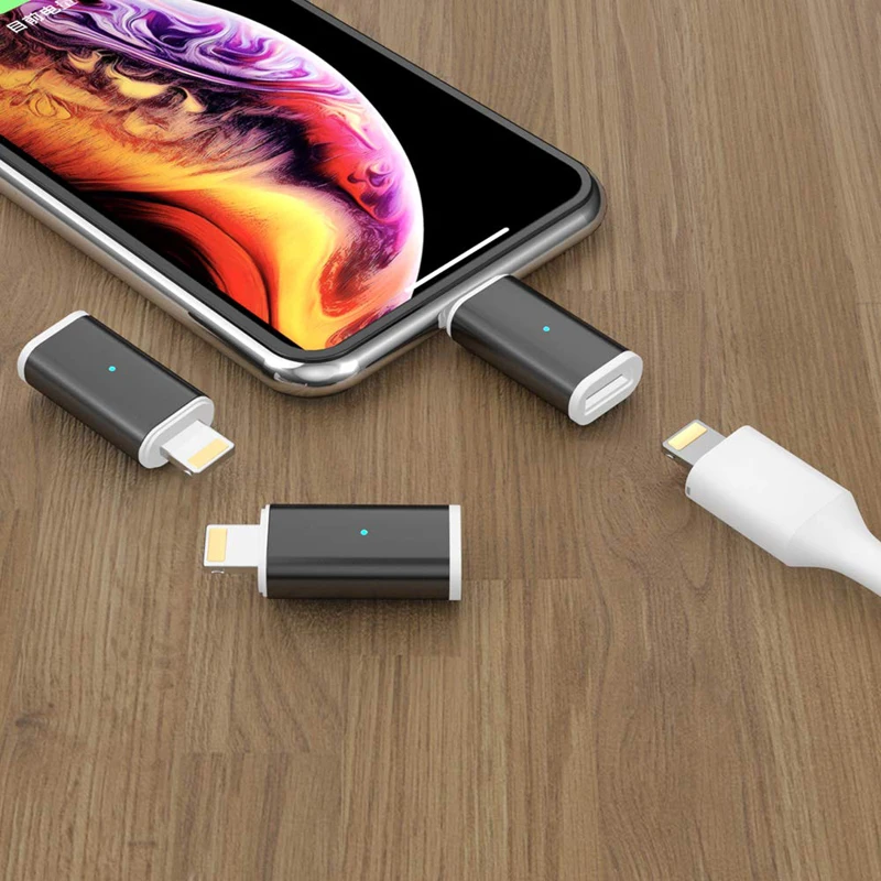 Магнитный адаптер CANDYEIC для IPhone магнитное зарядное устройство 12 11 Pro Max 8 7Plus 6s Plus SE XR