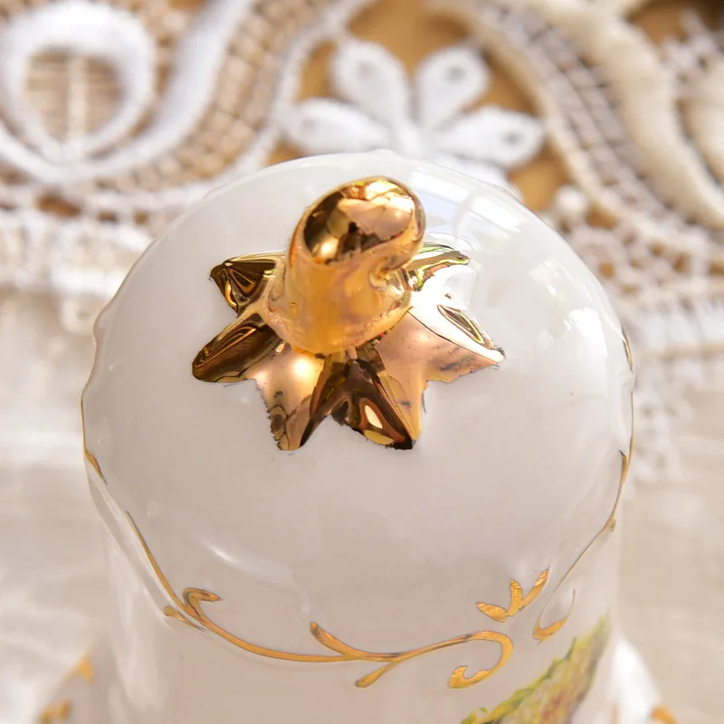 Европейский керамический держатель для зубочисток искусство ватных палочек