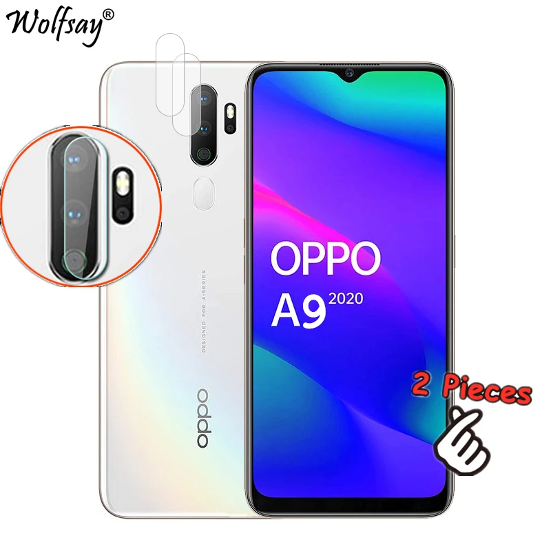 2 шт нано камера Стекло высококачественный защитный чехол для Oppo A9 2020 объектив
