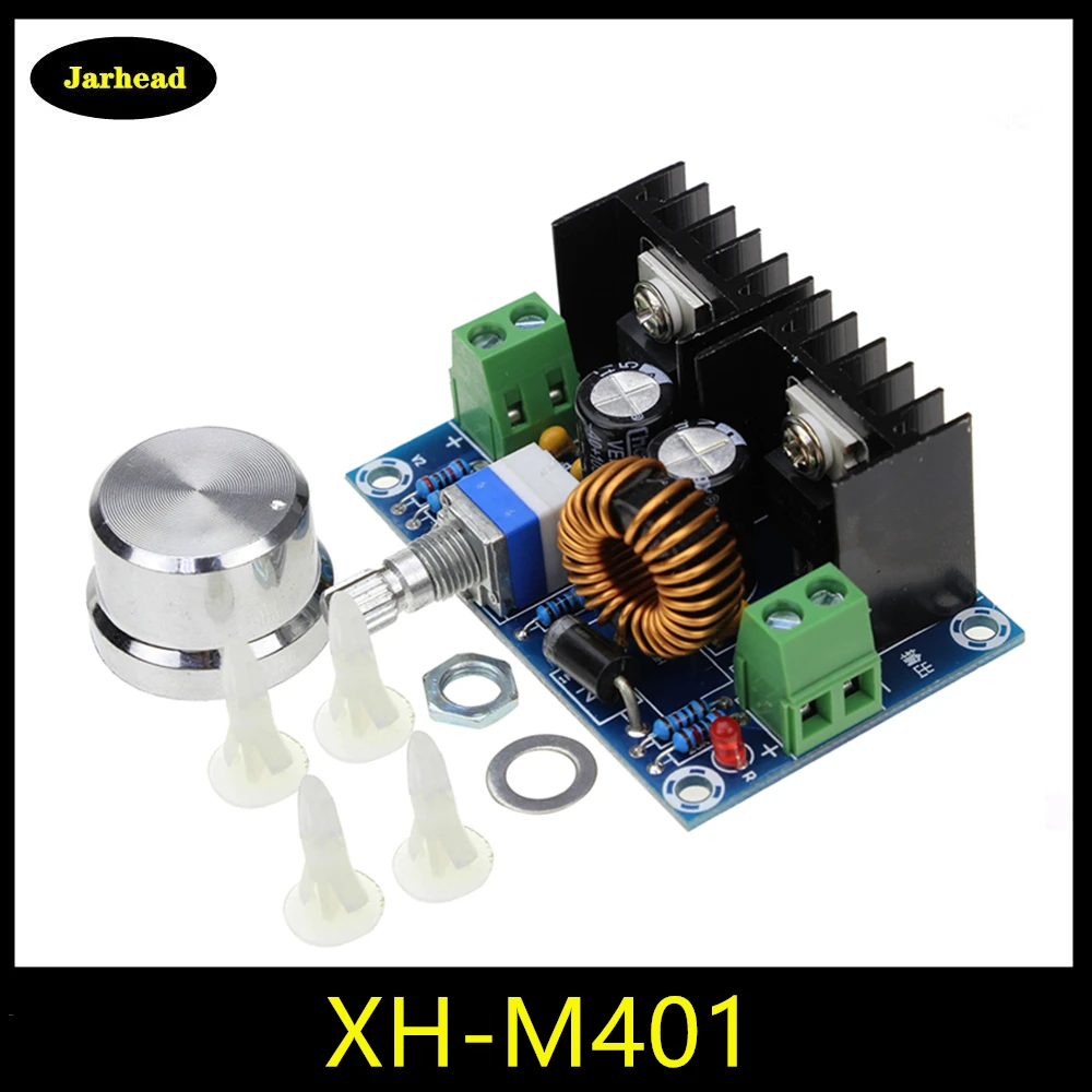 XH M401 DC понижающий преобразователь блок питания XL4016E1 ШИМ стабилизатор 8A 200 Вт