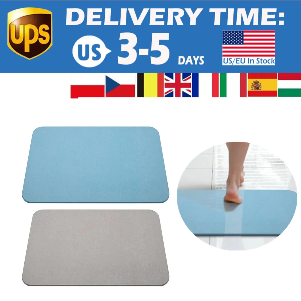 1 шт. коврик для ванной диатомовые Ковровые Коврики туалета кухни спальни