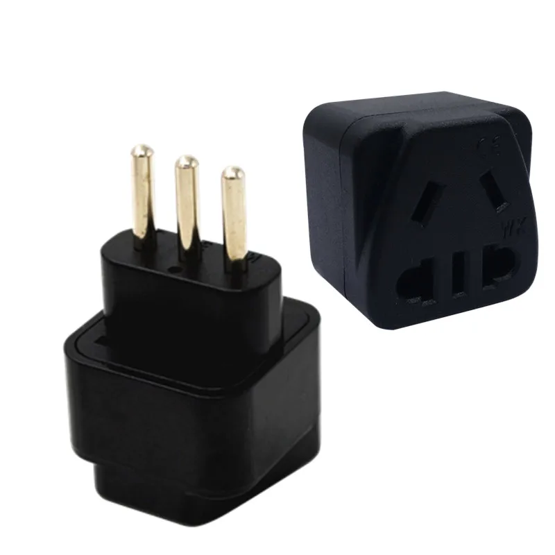 Универсальная дорожная штепсельная вилка с 2 контактами подходит для зарядки