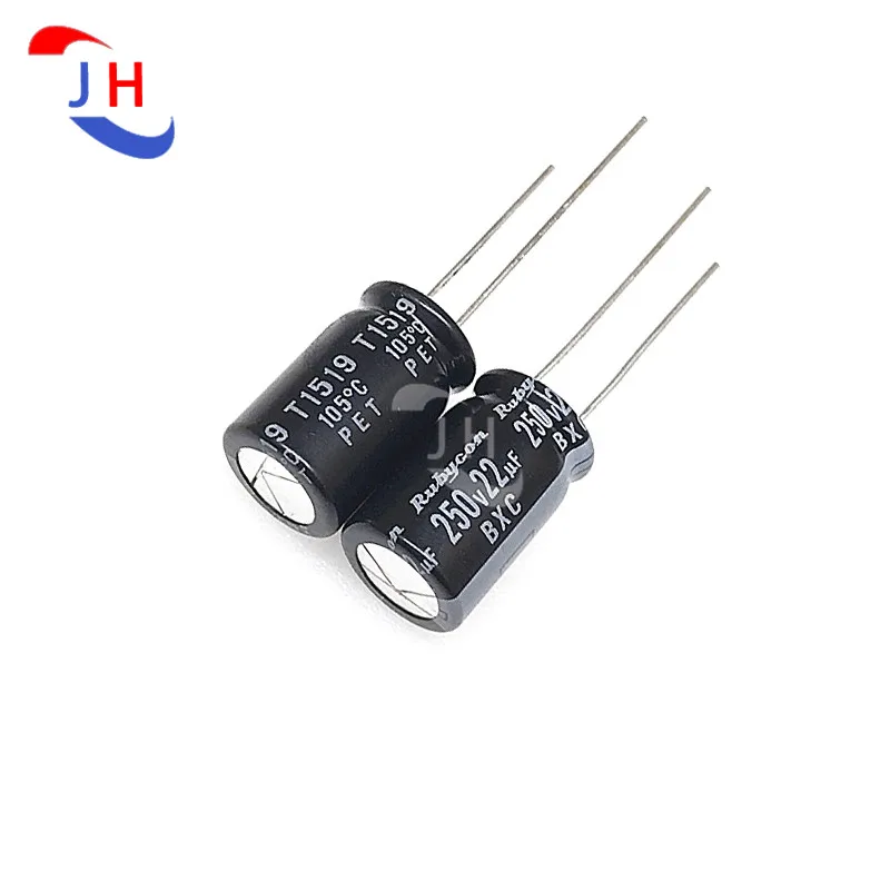 

10PCS Aluminum Electrolytic Capacitor 250v22uf 10*16 BXC High-profile Wavelength Life 5mm Pin Distance 250V 22UF