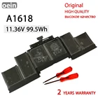 Оригинальная батарея Oein A1618 для Apple MacBook Pro 15 дюймов, retina1398 2015 020-00079 MJLQ2LLA MJLT2LLA 11,36 в, Втч