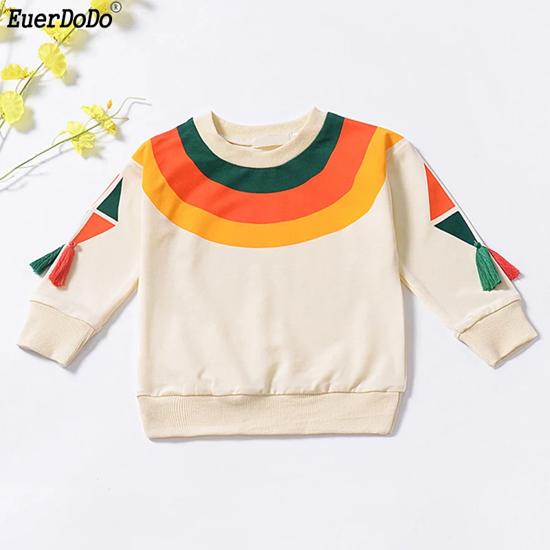 

Футболка для маленьких девочек, толстовка, детские футболки для девочек, топы, хлопковая футболка с длинным рукавом для маленьких девочек, о...