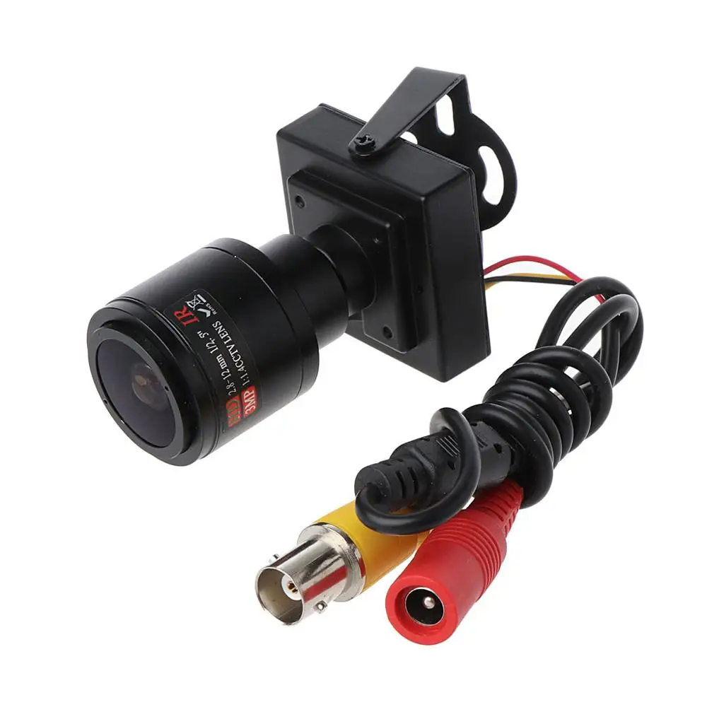 HD 700TVL CMOS 2 8 12 мм зум объектив Мини CCTV камера безопасности Аудио Видео DIY