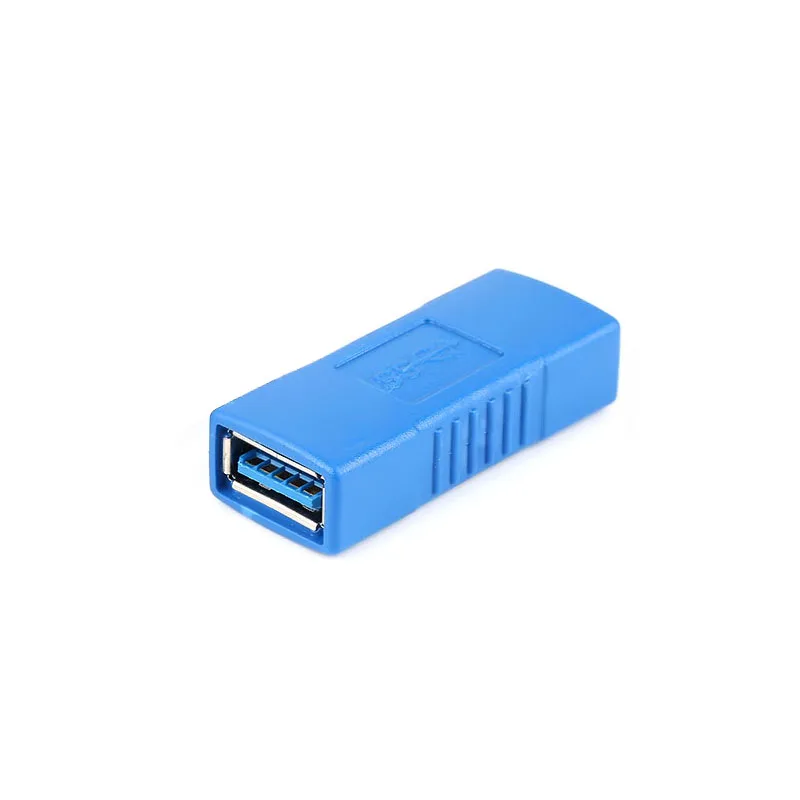 

50 шт./лот, новинка, USB 3,0 адаптер, разъем типа A, гнездо к гнезду, соединительный соединитель, прочный, для ПК, ноутбука, компьютера