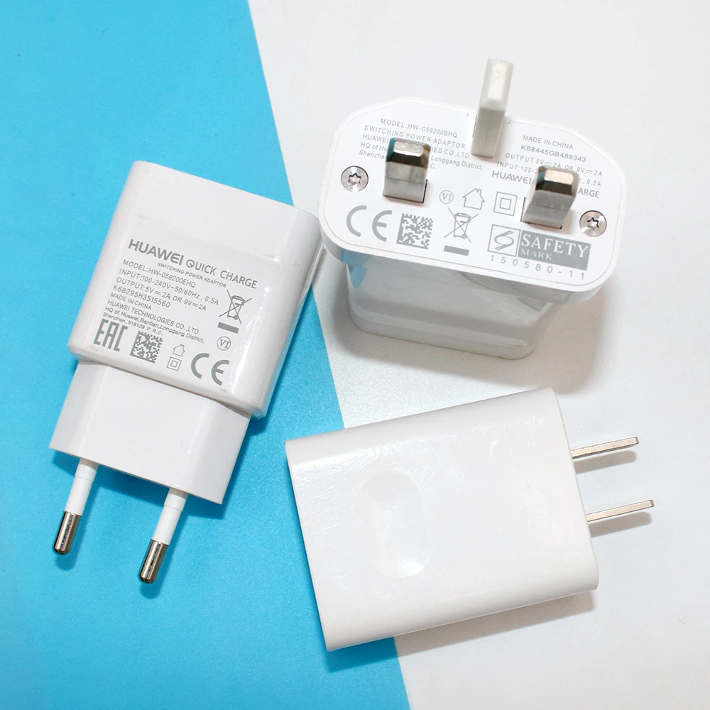 Зарядное устройство QC 3 0 Для Huawei 9 В 2 А 18 Вт USB кабель для Mate 10 20 30 P20 P30 P40 Pro Nova 2s 5 6 7