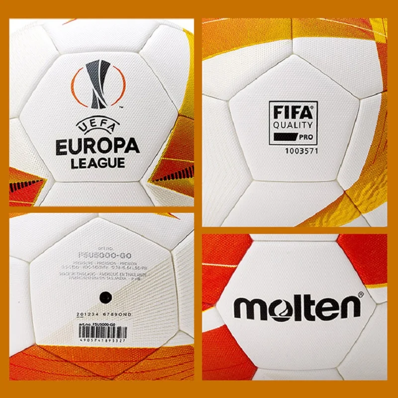 

Molten official Size 5 Soccer Ball Soft PU leather Outdoor League Game Training Heat-bonded Football Balls Original futbol