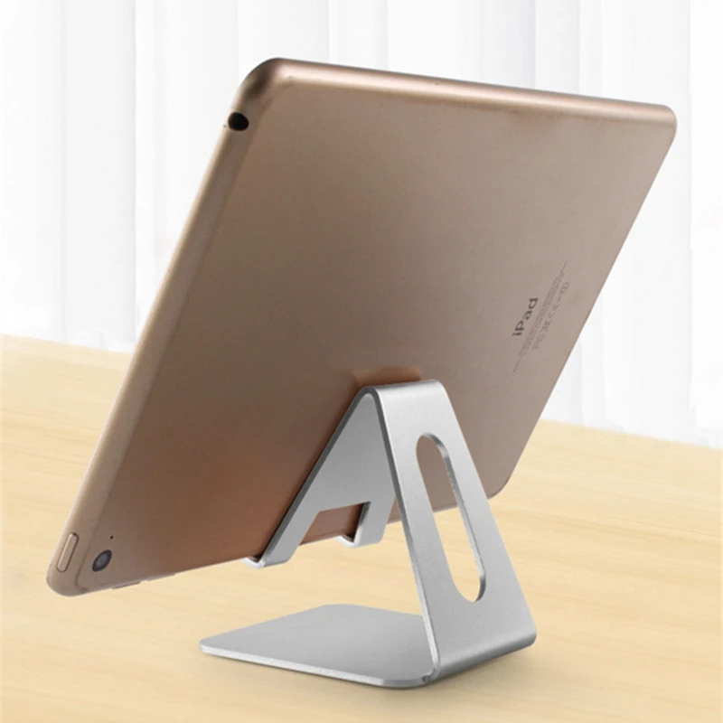 

Aluminium Alloy Metal Tablet Stand Bracket Universal Phone Holder for iPad Pro Mini Air 11inch for iphone 8 X SE 11 Samsung S20