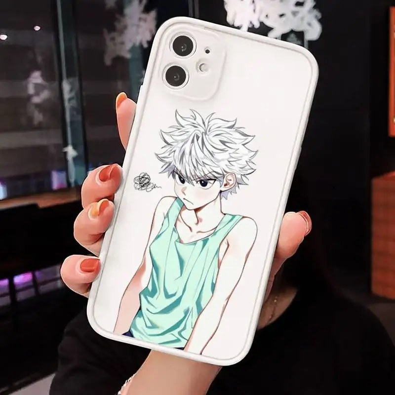 

Hunter x Hunters anime luxury Phone Cases shell matte transparent For iphone 7 8 11 12 plus mini x xs xr pro max cover