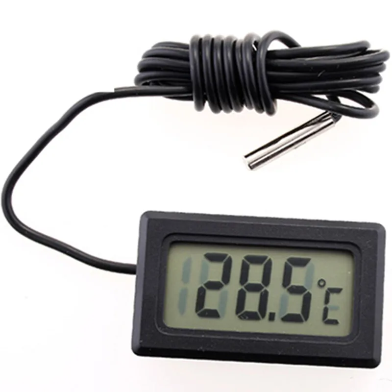 2 шт./лот цифровой ЖК Зонд термометр для холодильника морозильника термограф