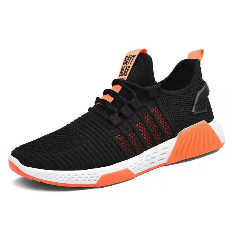 Promotion Men Shoes Casual Fashion Sneakers Stretch Fabric Breathable Hard-Wearing Lace-Up Walking Tenis Feminino Zapatos | Обувь