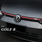 Автомобильный передний бампер решетка гриль полоса накладка Крышка для VW Golf 8 MK8 аксессуары 2020 2021