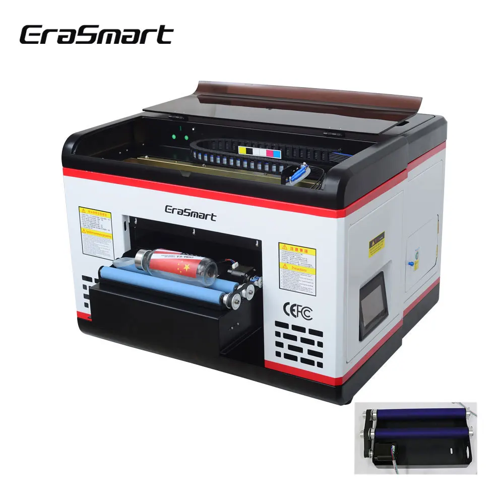 Erasmart Новый UV планшетный принтер A3 струйный с сублимацией УФ светодиодный