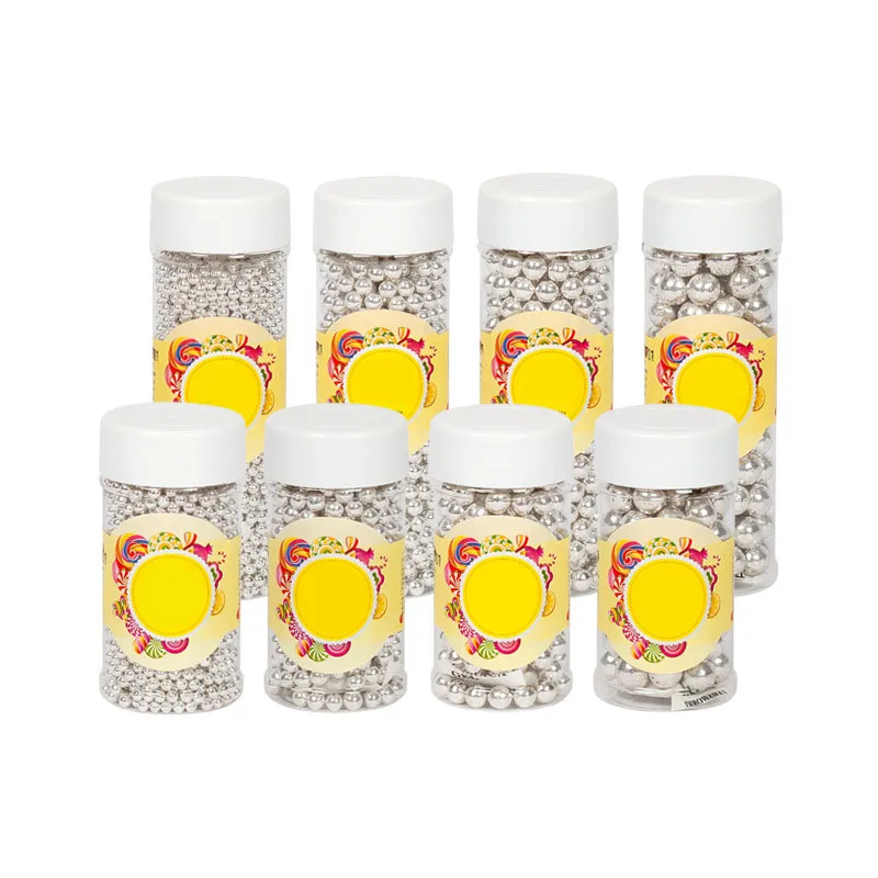 Съедобные конфеты жемчуг топперы для торта праздничные жемчужный шейкер банка