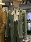 2021 модные классические зеленый официальные свадебные костюмы для мужчин тонкий жениха 3 предмета, жакет человек вечерние tong chongfengмужской костюм, смокинг, пиджак, куртка со штанами