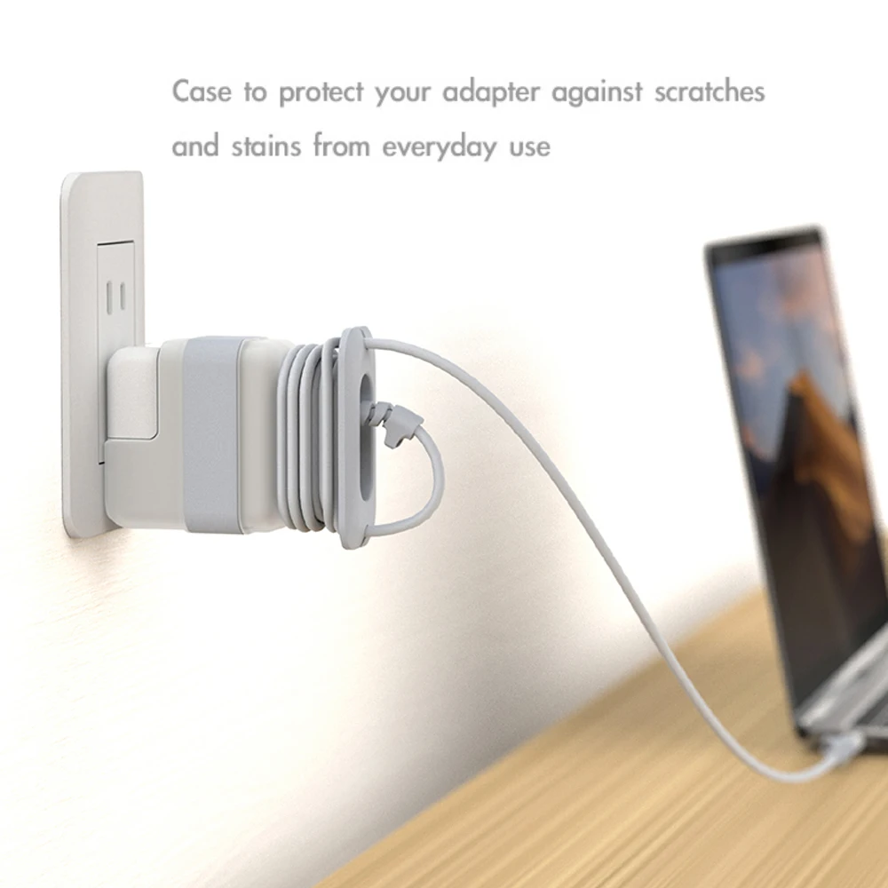 Дорожный органайзер для шнура совместимый с зарядным устройством Apple Macbook