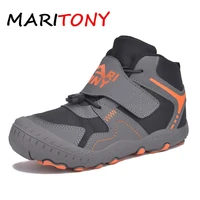 maritony autumn outdoor hiking boots kids boys girls lightweight water resistant snow sneakers walking shoes for size 24 35