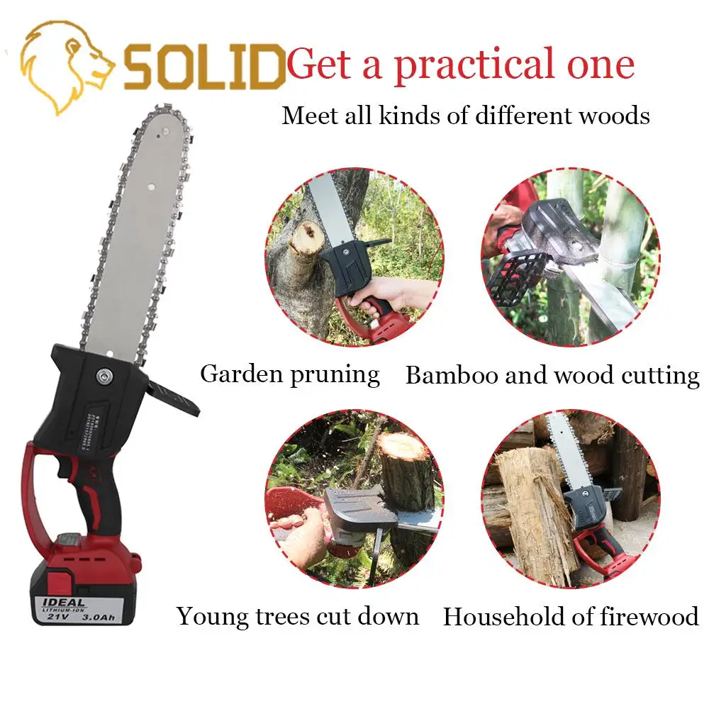 Литиевая бензопила бесщеточный двигатель электроинструменты литий-ионная