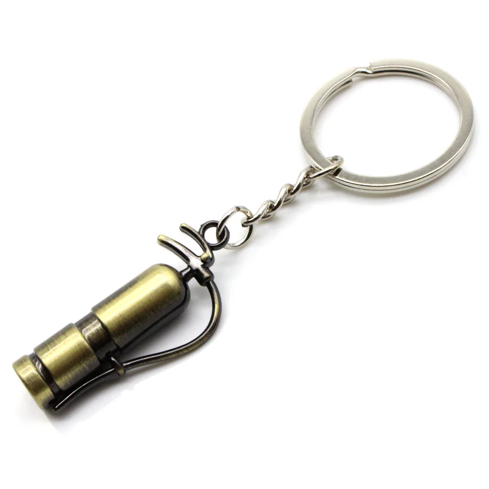DSYCAR 1 шт. металлический брелок для ключей с огнетушителем подвеской женщин и