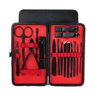 7 26 pcs professional nail cutter pedicure scissors set stainless steel eagle hook portable manicure nail clipper tool set