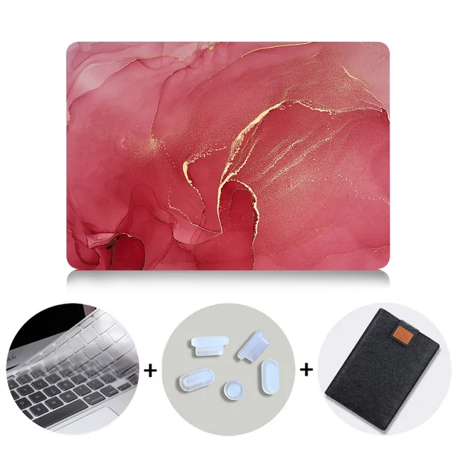MTT чехол для ноутбука Macbook Air Pro retina 11 12 13 15 16 мраморный Жесткий Чехол для mac book 13,3 дюймов с сенсорной панелью a1706 a1502 - Color: MB06