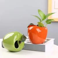 garden style creative ceramic flower pot decoration rustic home decor living room decoration for bedroom free shipping items