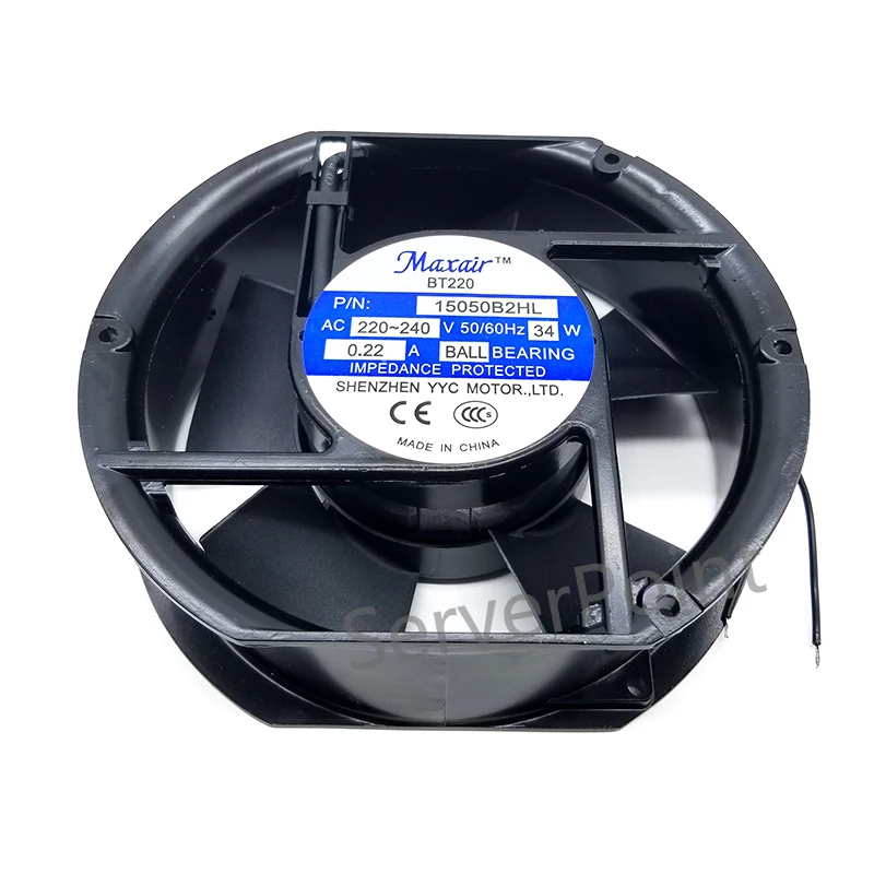 Новый вентилятор охлаждения сервера для Maxair 15050B2HL AC 220 В 240 в 34 Вт|Кулеры и системы