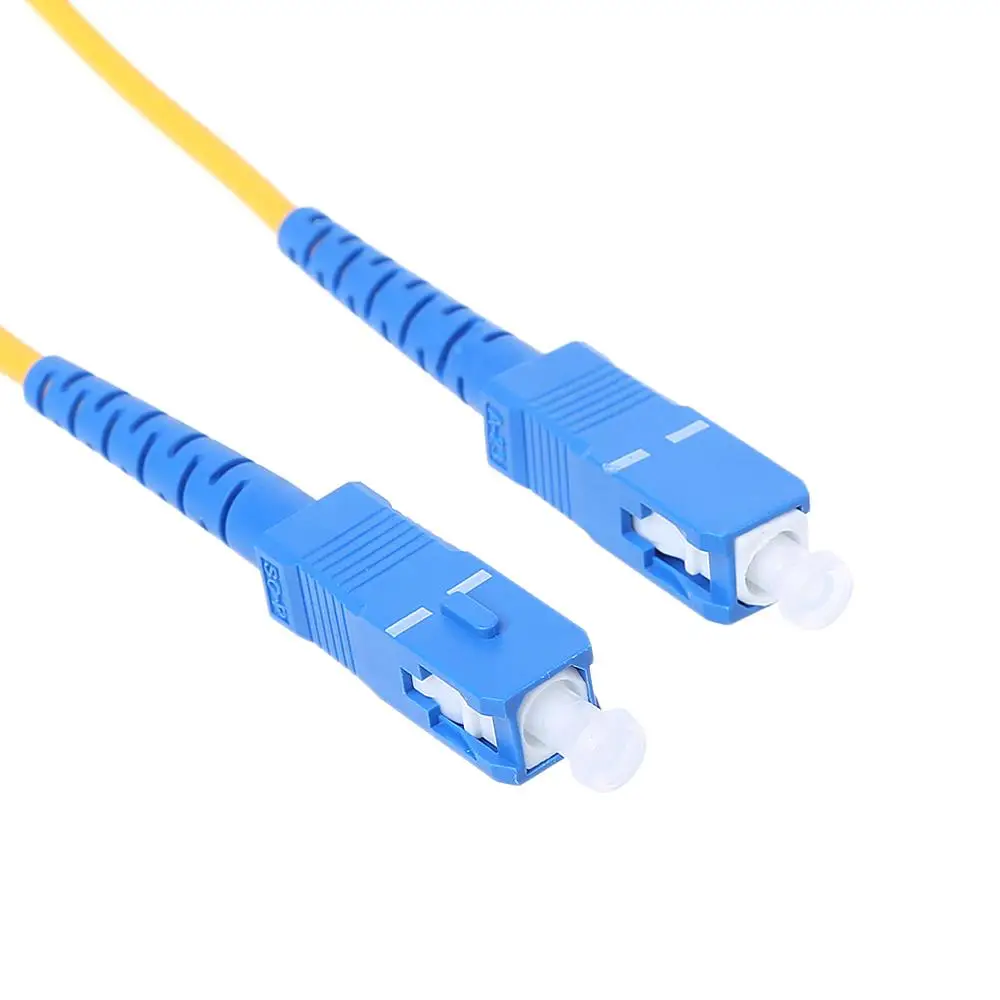 

Low Insertion and Back Reflection Loss SC/UPC-SC/UPC-SM 3mm Fiber Optic Jumper Cable Single Mode Extension Patch Cord