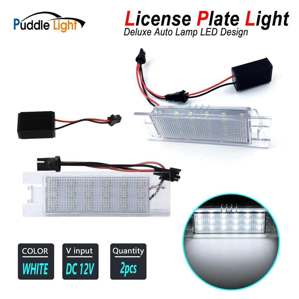 

Canbus Error Free White LED Number License Plate Lights For Hyundai IX35 Coupe GK Chevrolet Camaro 2014-2020 Cobalt Malibu Volt