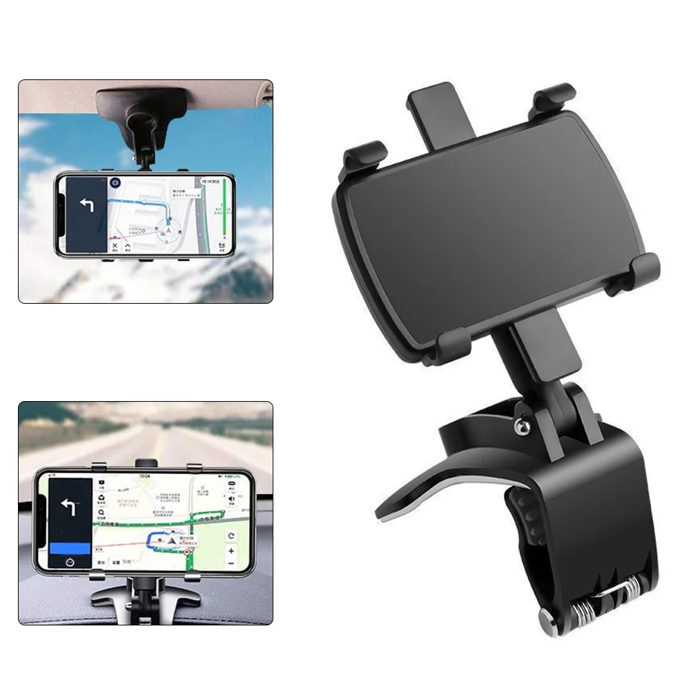 

Universal 360 Degree Adjustable Car Phone Holder Dashboard Gps Mount Mobile phone Car Stands For Hua Wei iPhone Samsung Xiaomi