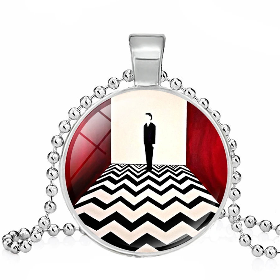 Дропшиппинг Твин Пикс ожерелье книжный дом Мальчики стекло фото кулон из