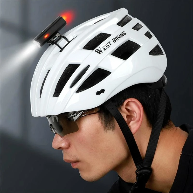 Велосипедный фонарь WEST BIKING 3 в 1 водонепроницаемая фара на шлем зарядка через USB
