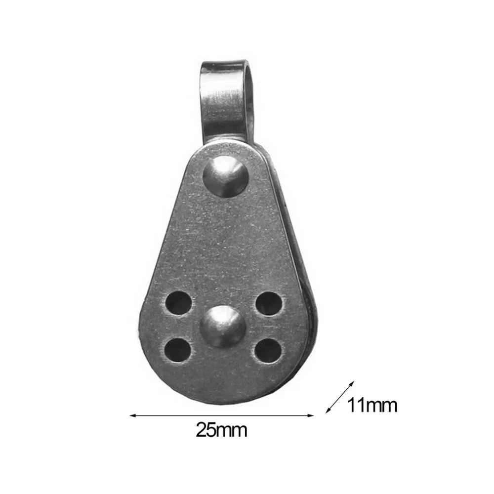 Прочный из нержавеющей стали Открытый Водные виды спорта морской шкив один блок