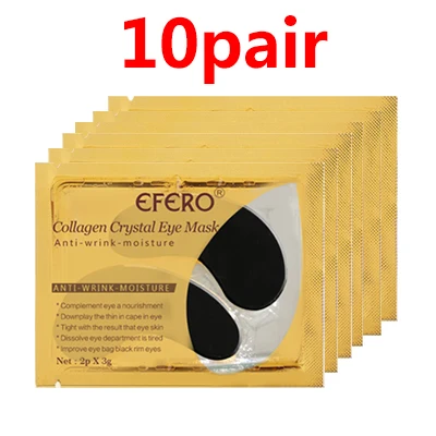 10pair style 11 10 пар, 24 к Золотая сыворотка, коллагеновая маска для глаз, маска для лица, против старения, против морщин, удаляет темные круги, мешки для глаз, гель, коллагеновая повязка на глаза - Цвет: 10pair style 11