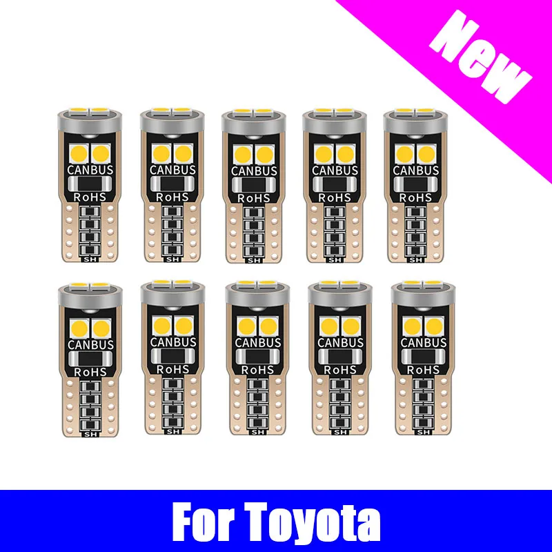 T10 светодиодный светильник Canbus 3030 W5W для автомобиля парковочный купол Toyota Corolla