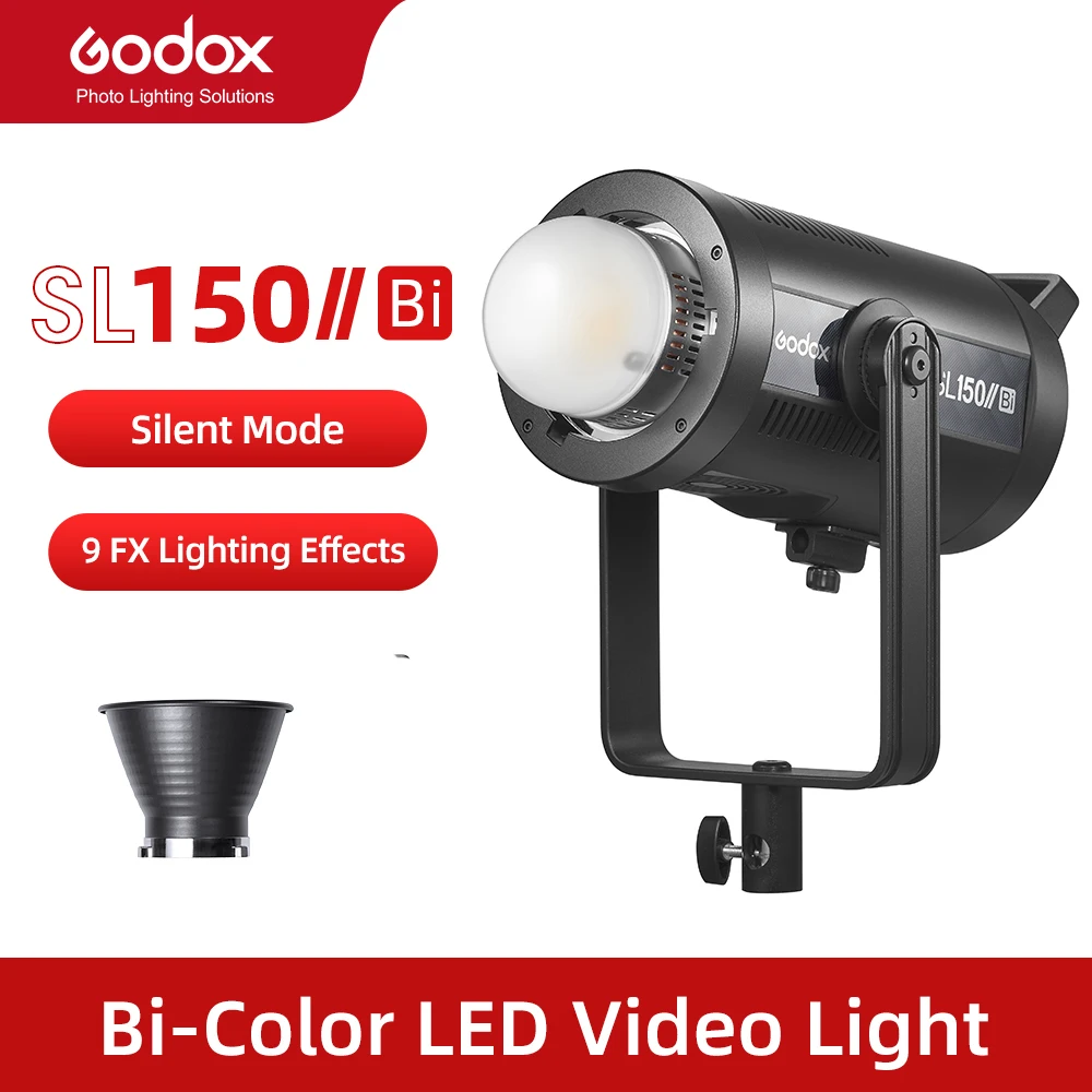 

Godox SL150II Bi 150W 2800-6500K Bi-Color LED Video Light for Live Photography