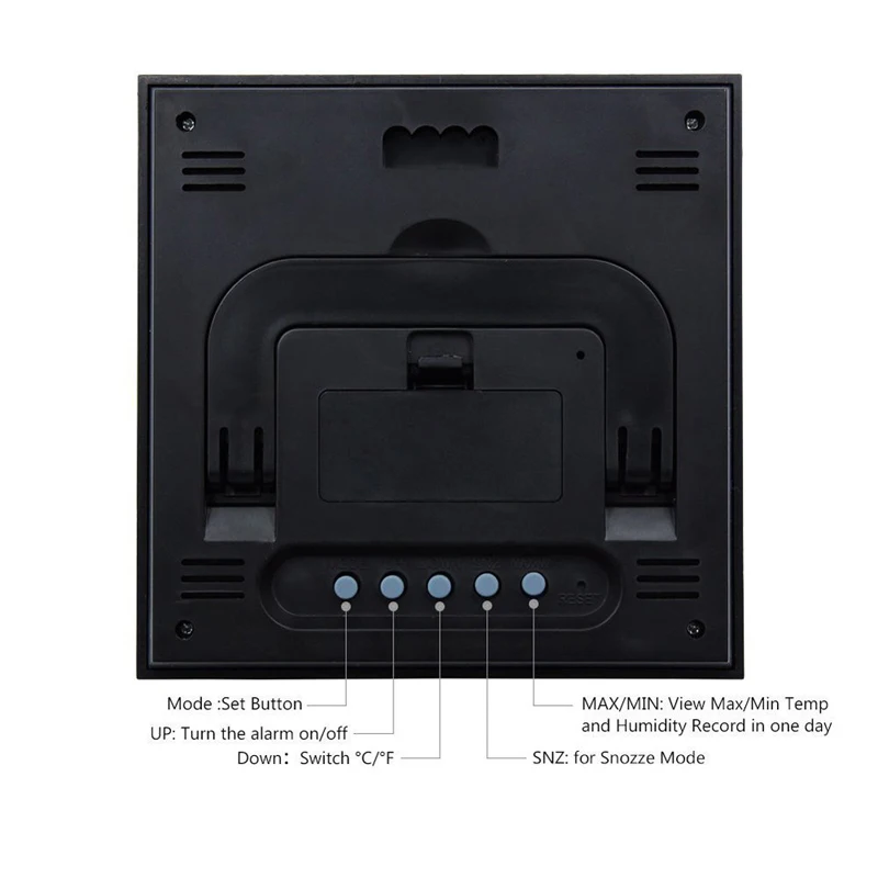 EAAGD комнатный термометр для измерения влажности цифровой гигрометр монитор