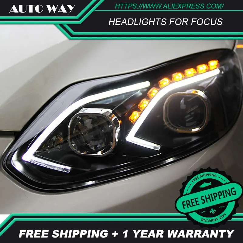 Стайлинг автомобиля светодиодные HID Rio светодиодный Ford Focus фары передняя фара
