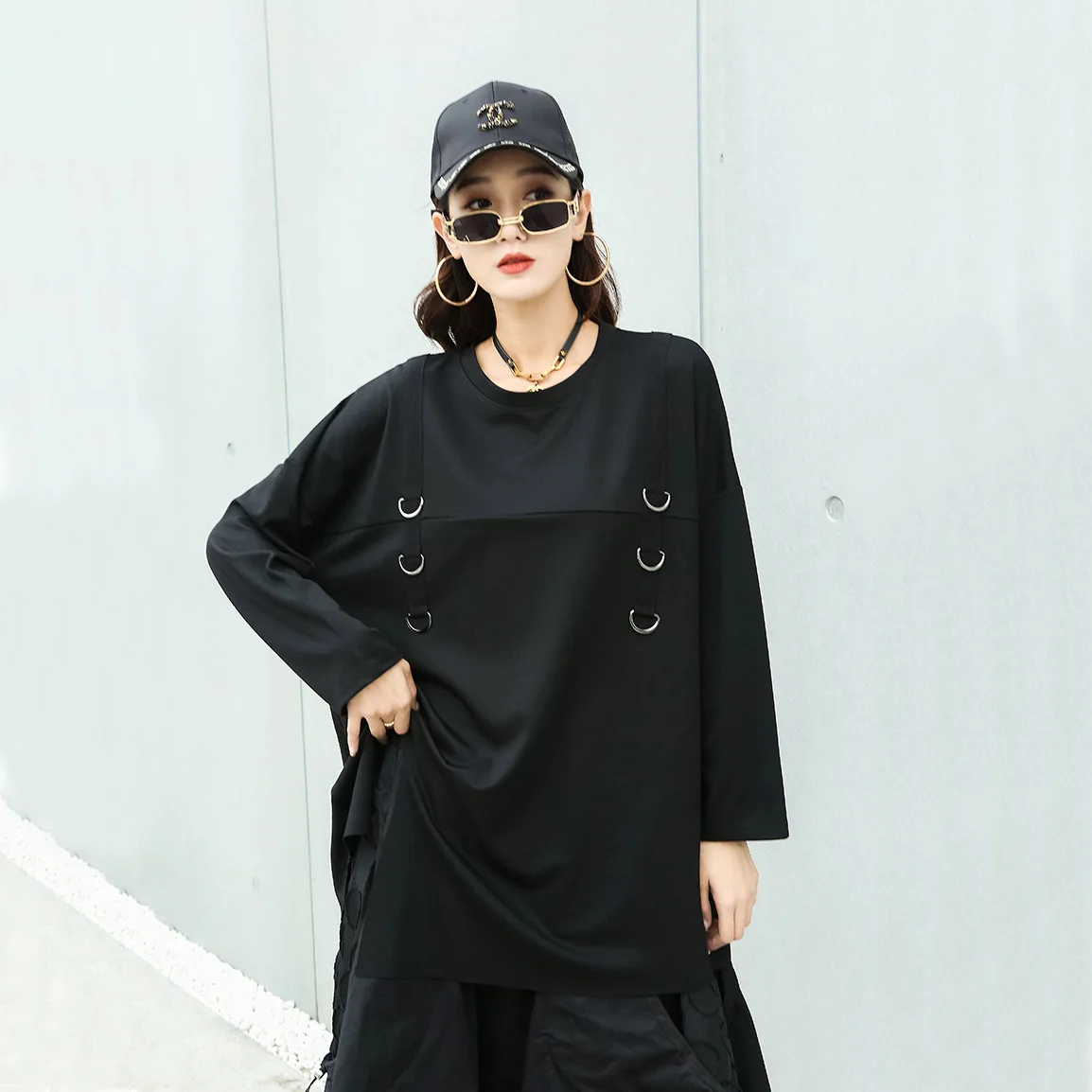 

SuperAen, уличная мода, осень, новинка, с круглым вырезом, необычные, простые женские футболки