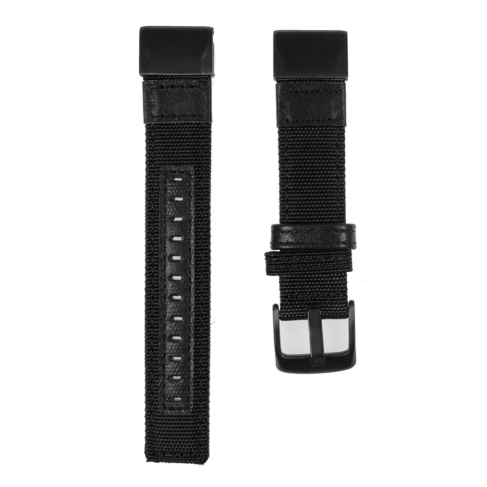 Black 22 мм Quick Fit Fenix 6 напульсник Sweatproof NATO нейлоновый ремешок для часов Garmin Fenix 5/5 Plus/Instinct/Quatix 5 - Цвет: Black