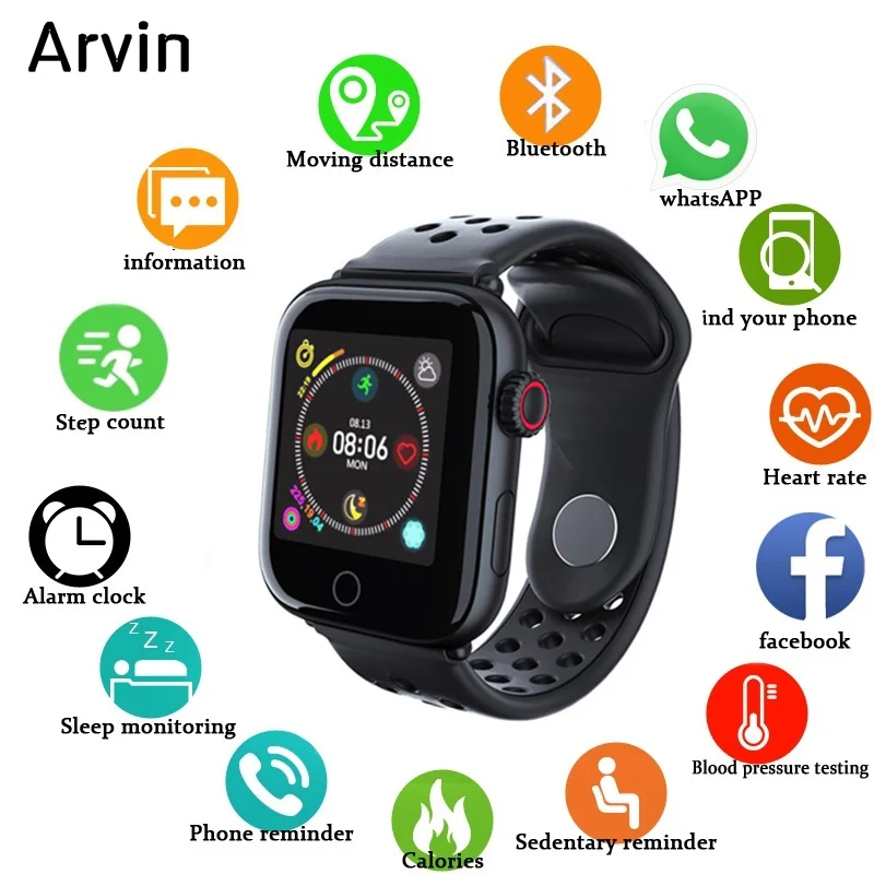 Z-7 Смарт-часы водонепроницаемые пульсометр монитор кровяного давления педометр