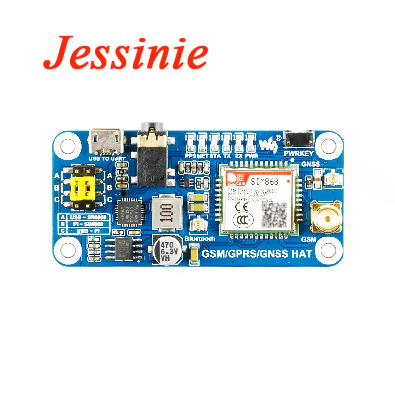 Фото Raspberry Pi GSM/GPRS/GPS/BLE SIM868 Development Module Expansion Board Compatible with for Arduino 4B Zero Электронные Raspberry Pi GSM/GPRS/GPS/BLE SIM868 Development Module Expansion Board Compatible with for Arduino 4B Zero Электронные