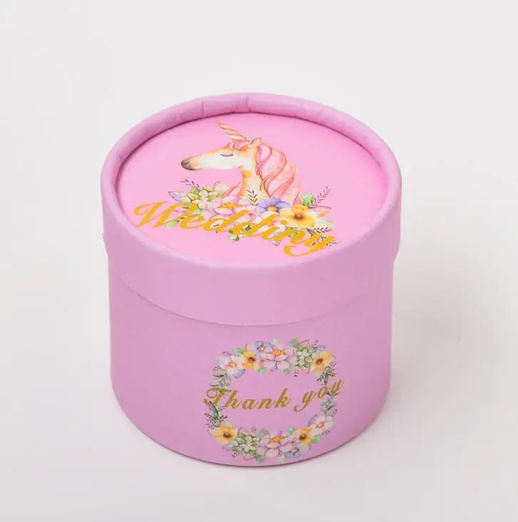 

20 штук 7,5*6,5 см круглый Бумага Подарочная коробка розовый/белый кувшин подарочная упаковка небольшой утолщенной Бумага цилиндрическая карт...