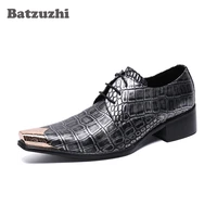 batzuzhi fashion men shoes pointed toe formal leather dress shoes oxford shoes for men zapatos hombre big sizes us6 us12 men