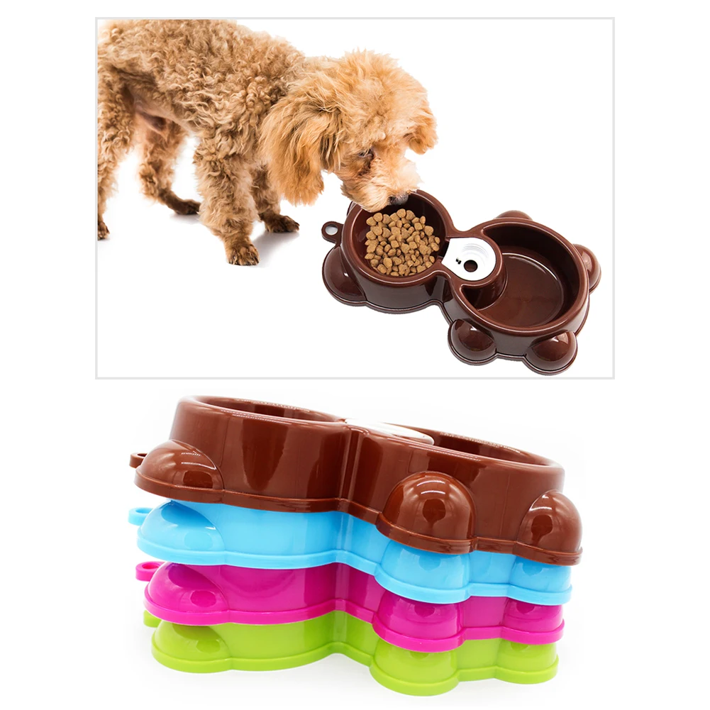 Милая миска для еды и питья щенков медленное питание кормушка кишечника