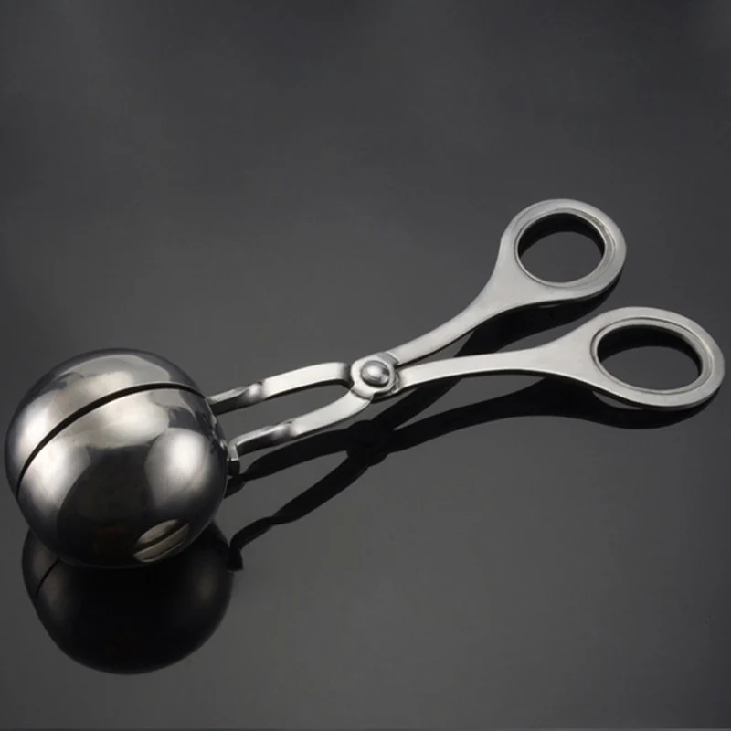 1 шт. Meatball сэндвич Maker 304 нержавеющая сталь еда клип набивка Мячи DIY Рыба мяч яйцо