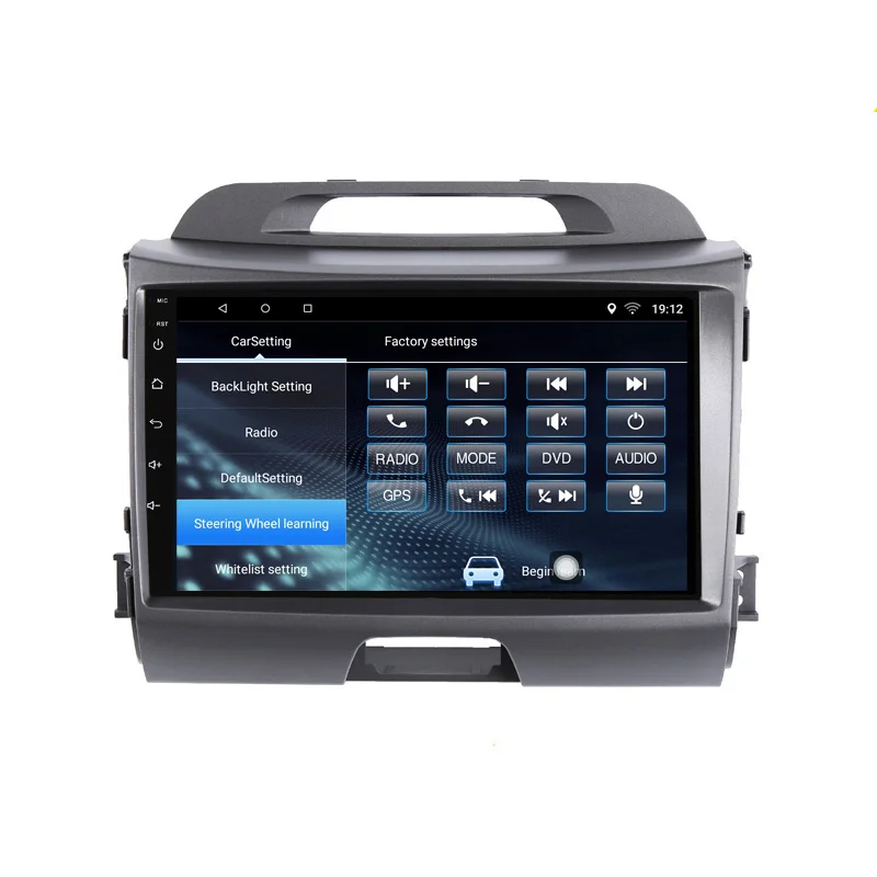 

9 inch Android 10 Car DVD Multimedia Player GPS For KIA Sportage 3 2010 2011 2012 2013 - 2016 audio auto radio stereo navigation